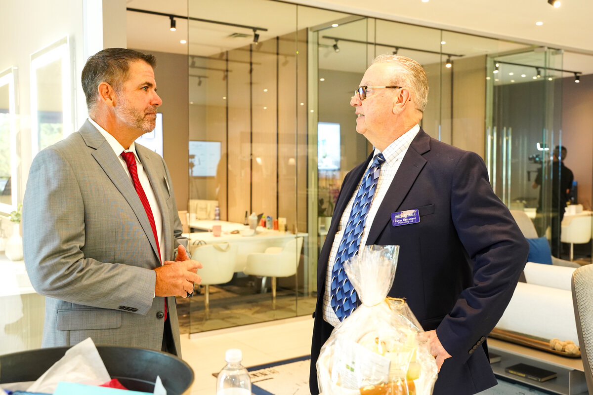 Terence Doohen networking with industry partners